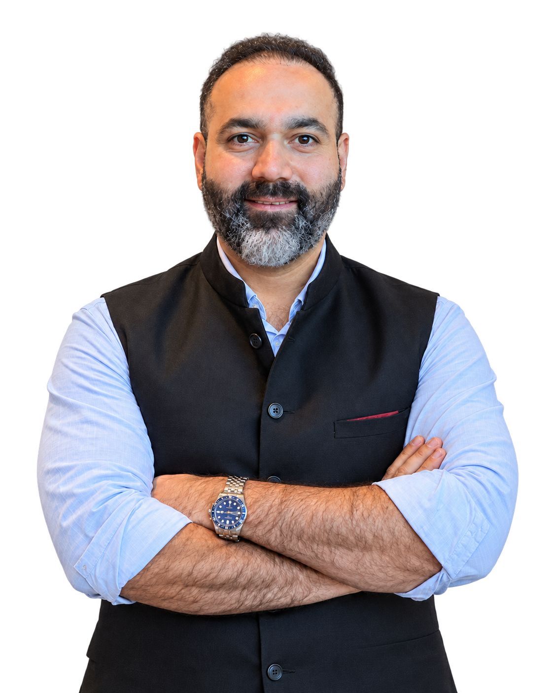 Siddhi Kaul with arms crossed